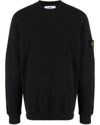 Stone Island - Garment Dyed Crewneck Sweatshirt - Lyst