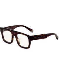 Philipp Plein - Lunettes De Vue À Effet Écailles De Tortue - Lyst