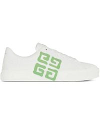 Givenchy - City Sport Logo-Print Lace-Up Sneakers - Lyst