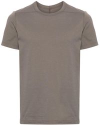 Rick Owens - Panelled Organic Cotton T-shirt - Lyst