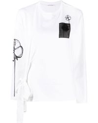 Cecilie Bahnsen - Floral-print Long-sleeve T-shirt - Lyst
