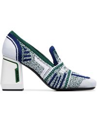 Prada Zapatos de tacón 85 stretch de punto - Blanco