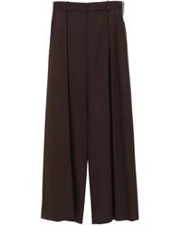 Loewe - Pleated Elastic-Waist Trousers - Lyst