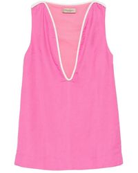 Adriana Degreas - V-Neck Mini Dress - Lyst