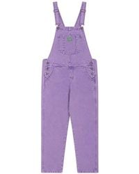 Favorite People - Maternity Cotton Dungarees - Lyst