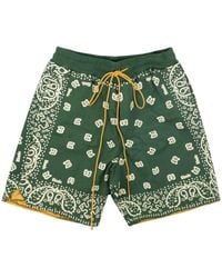 Rhude - Shorts mit Bandana-Print - Lyst