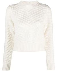 Fabiana Filippi - Chevron-Knit Cashmere Jumper - Lyst