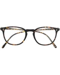 Oliver Peoples - Tortoiseshell-Frame Glasses - Lyst