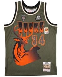 Mitchell & Ness - Flight Swingman Nba Milwaukee Bucks 1996-97 Ray Allen Jersey Tank Top - Lyst