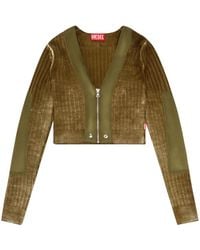 DIESEL - Zip-Detail Sweater - Lyst