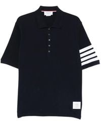 Thom Browne - Stripe-Detail Polo Shirt - Lyst