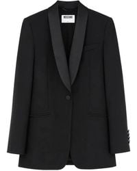 Moschino - Jacke Mit Schalkragen - Lyst