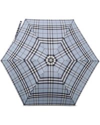 Burberry - Geruite Paraplu - Lyst