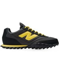 New Balance - X Ganni Panelled Logo-Patch Sneakers - Lyst
