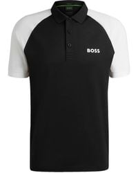 BOSS - バイカラー ポロシャツ - Lyst