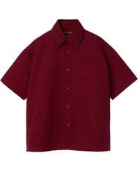 Gucci - Monogram Short-Sleeve Shirt - Lyst