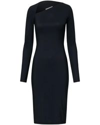 MM6 by Maison Margiela - Jersey Midi Dress - Lyst