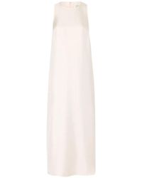 Loulou de Saison - Paloma Twisted Back Midi Dress - Lyst