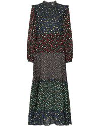 RIXO London Jurk Met Bloemenprint - Meerkleurig