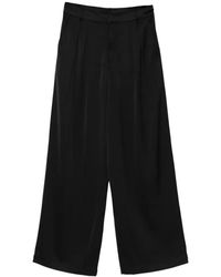 DKNY - High-Rise Pleat Trousers - Lyst