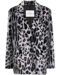 Forte Forte - Leopard-print Single-breasted Coat - Lyst