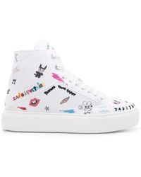 Zadig & Voltaire - High Flash Flatform Sneakers - Lyst