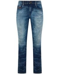 DIESEL - Jean Droit À Effet Délavé - Lyst