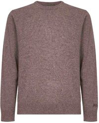 Mc2 Saint Barth - Jersey de canalé con logo bordado - Lyst