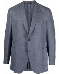Brioni - Blazer À Motif Pied-De-Poule - Lyst