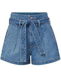 Veronica Beard - Jaylen Belted Shorts - Lyst