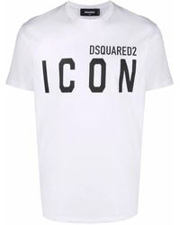 DSquared² - T-shirt Icon in cotone - Lyst