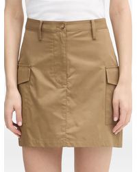 Blauer - Blueview Cargo-Pocket A-Line Mini Skirt - Lyst