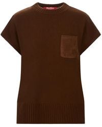 Max Mara - Open-Knit Nitted Top - Lyst