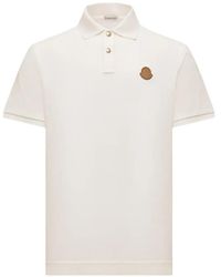 Moncler - Logo-Patch Polo Shirt - Lyst