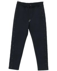 KARL LAGERFELD - Logo-Embroidered Drawstring Track Pants - Lyst