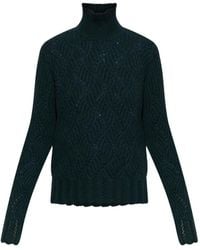 Etro - Kaschmirpullover Mit Stehkragen - Lyst