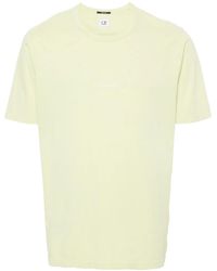 C.P. Company - Katoenen T-Shirt Met Logoprint - Lyst