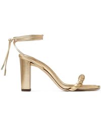 Jimmy Choo Leather Meira 85mm Sandals - Save 37% | Lyst