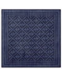 Fendi - Logo-Pattern Bandana Scarf - Lyst