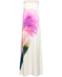 Rebecca Vallance - Maxikleid Mit Blumen-Print - Lyst