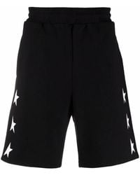 Golden Goose - E Bermuda-Shorts aus Baumwolle mit elastischem Bund - Lyst