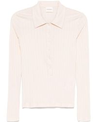 Closed - Ribbed Polo Top - Lyst