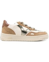 Victoria - Panelled Leather Sneakers - Lyst