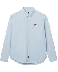 Chocoolate - Striped Button Shirt - Lyst