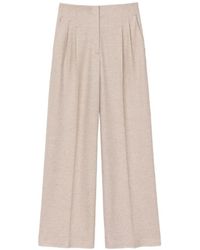 Iris Von Arnim - Pantalon Droit À Design Plissé - Lyst