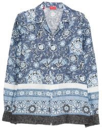 Isaia - Camisa Con Motivo Floral - Lyst