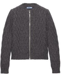 Prada - Wollen En Alpaca Vest - Lyst