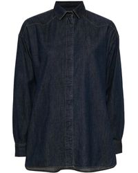 Tu Es Mon Tresor - Oversized Denim Shirt - Lyst