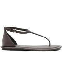 Brunello Cucinelli - Nappa Leather Sandals With Precious Strap - Lyst