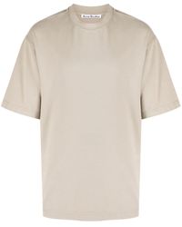 Acne Studios - Logo-embroidered Cotton T-shirt - Lyst